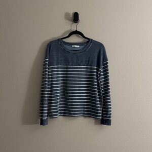 Blue Striped Sweater